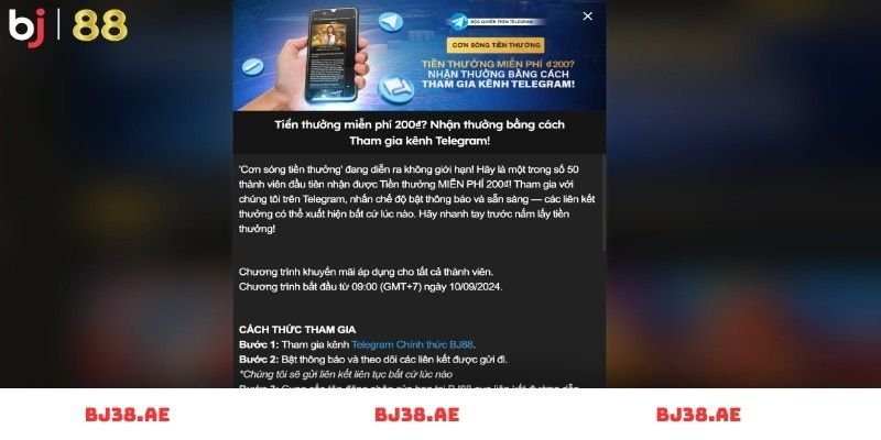 Tham gia vào hội nhóm trên Telegram để có thêm nhiều ưu đãi lớn
